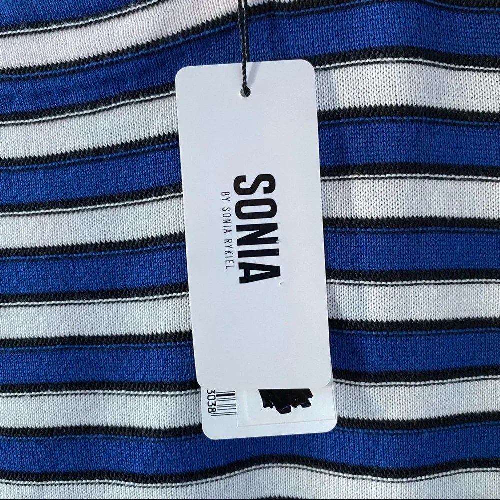 Sonia by Sonia Rykiel Striped Knit Dress SZ Medium NEW - Picture 11 of 13